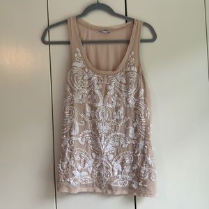 Express Sequin Tank Top